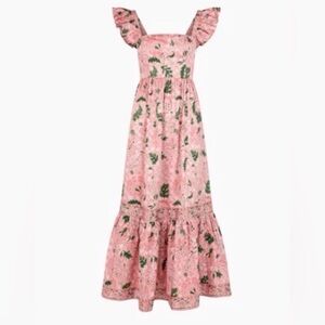 NWOT! Hill House Home - Pippa Dress - Rose Calico Trellis - M